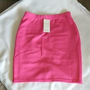 Sexy Hot Pink Skirt and Top by Tobi